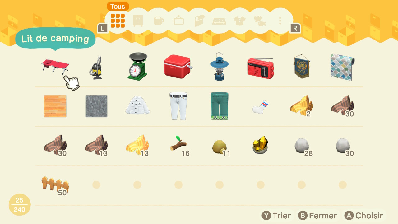 Animal Crossing New Horizons Entreposer, comment ranger des objets ? Breakflip Actualités